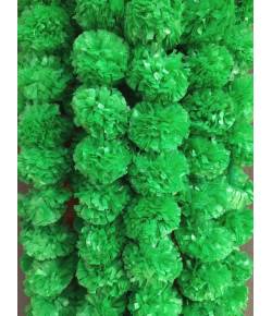 Amroha Craft Green Marigold Garland Mala - Pack of 5